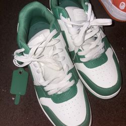 green out of office off white sneaker size 9