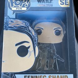 Funko Pop! Pin Star Wars Mandalorian Fennec Shand SE