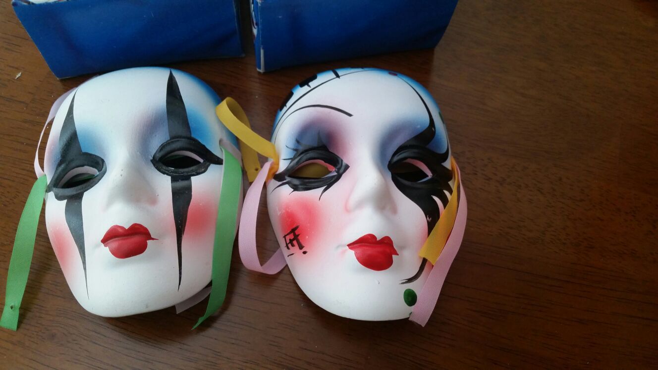Porcelain Face Mask! For decoration!