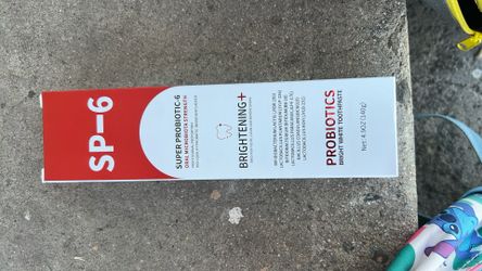 SP -6 Super Probiotic Right White Toothpaste
