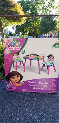Dora Explorer Table and Chairs