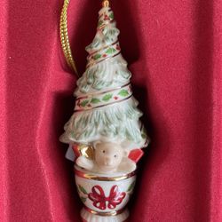 NEW - LENOX Porcelain X-Mas Vintage Tree Ornament