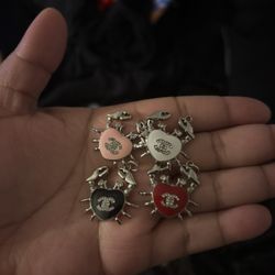4  Crab Charms For $20