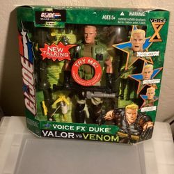 Vintage Talking GI Joe , Mouth Opens, Sealed Box