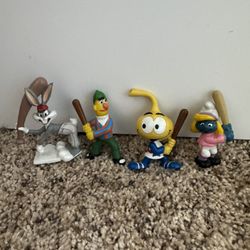 Mini Baseball Figurines 