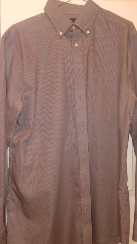 Stafford dress shirt neck size 15 half sleve 32-33