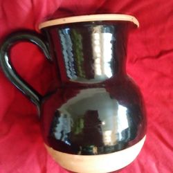 New GIBSON BRAND Pottery Brown Pitcher