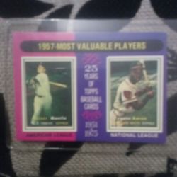 Micky mantle and hank Aaron