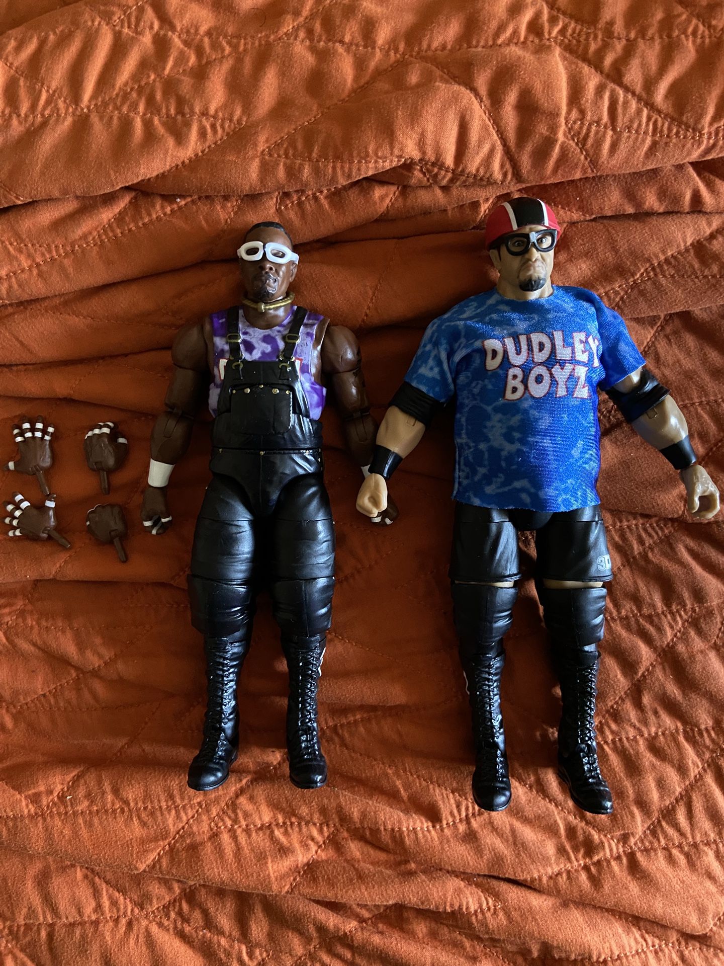 WWE Elite Dudley Boyz 2‑Pack Bubba Ray & D‑Von RSC Limited Edition Figures