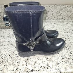 Navy Blue Michael Kors Rainboots Sz9