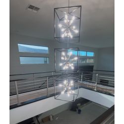 3 Cube Chandelier 