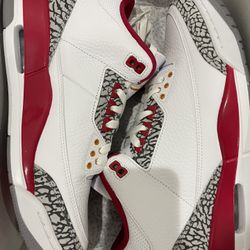 Jordan 3 Cardinal Red 