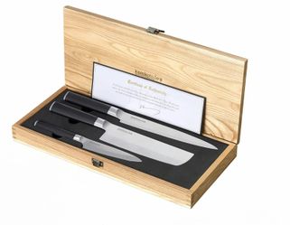 NEW Kamikoto Kanpeki Knife Set – Sealed Wood Box + Certificate of Authenticity
