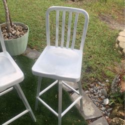 Aluminum Swivel Bar Stool (pair)