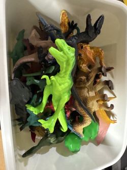 Box of Dinosaur Toys - Like New