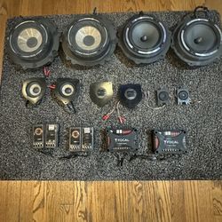 HIGH END FOCAL AUDIO 10PC SPEAKER AND CROSSOVER SYSTEM 