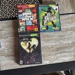 Grand Theft, Auto Three, Dance, Dance Revolution, Extreme Kingdom, Hearts For Playstation Two