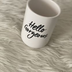 Hello Gorgeous Brush Holder