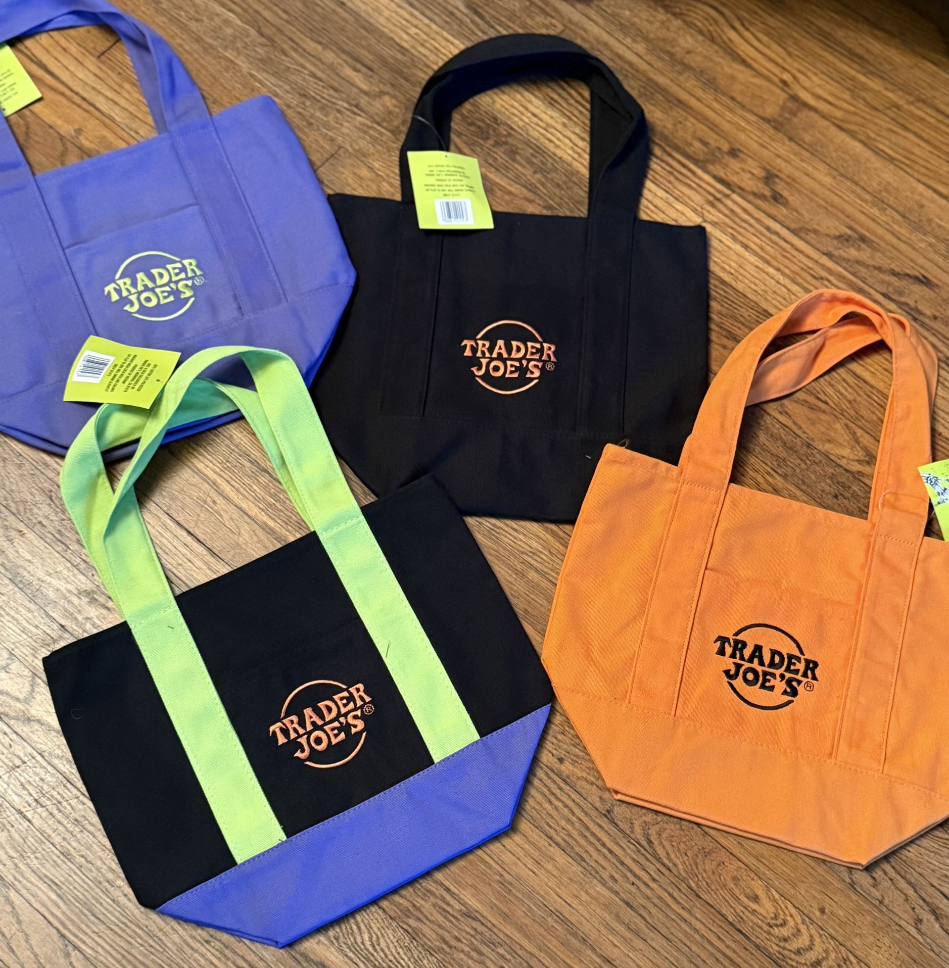 Trader Joes Halloween Mini Totes