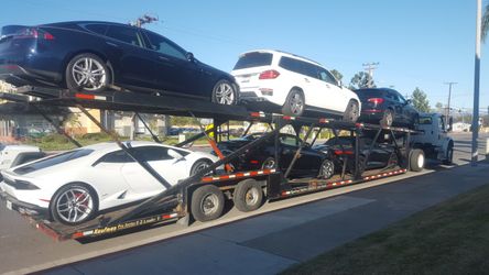 Car, boat, etc moving.