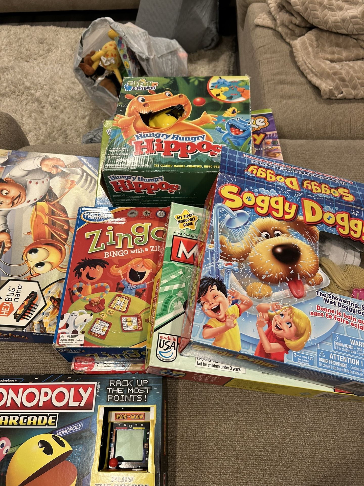 Various Kids Board Games