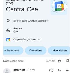 3 GA Tickets For Central Cee! 