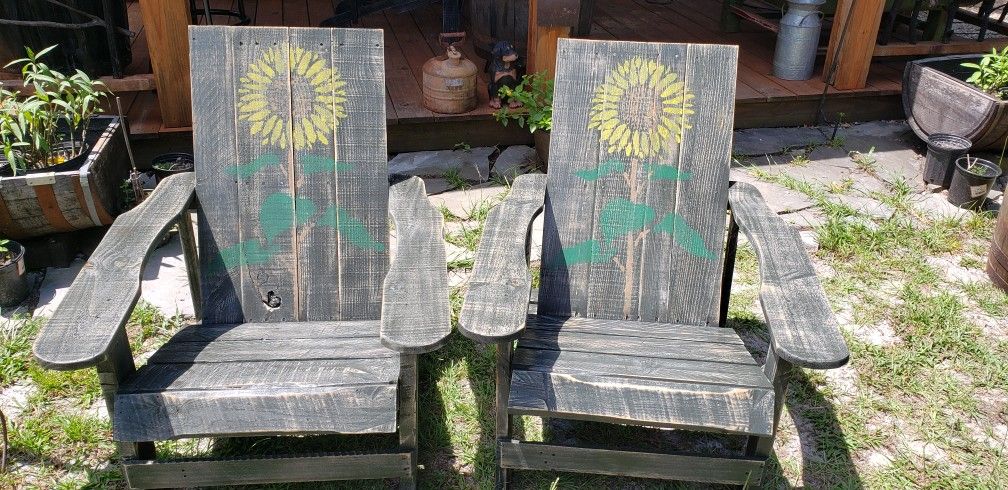 Country Style Adirondack Chairs