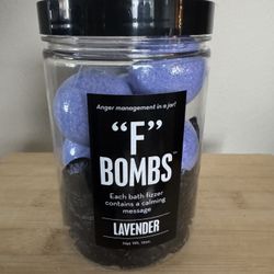 NEW Set Of F-BOMBS Bath Bombs