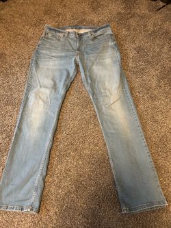 Levi's 514 Men's Light Blue Denim Jeans Straight Leg Regular Fit