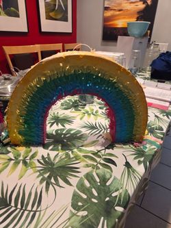 Rainbow piñata