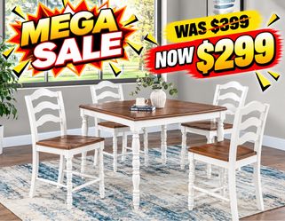 5 PC DINING TABLE