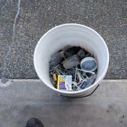 Misc nuts, bolts, nails. etc. etc. etc.