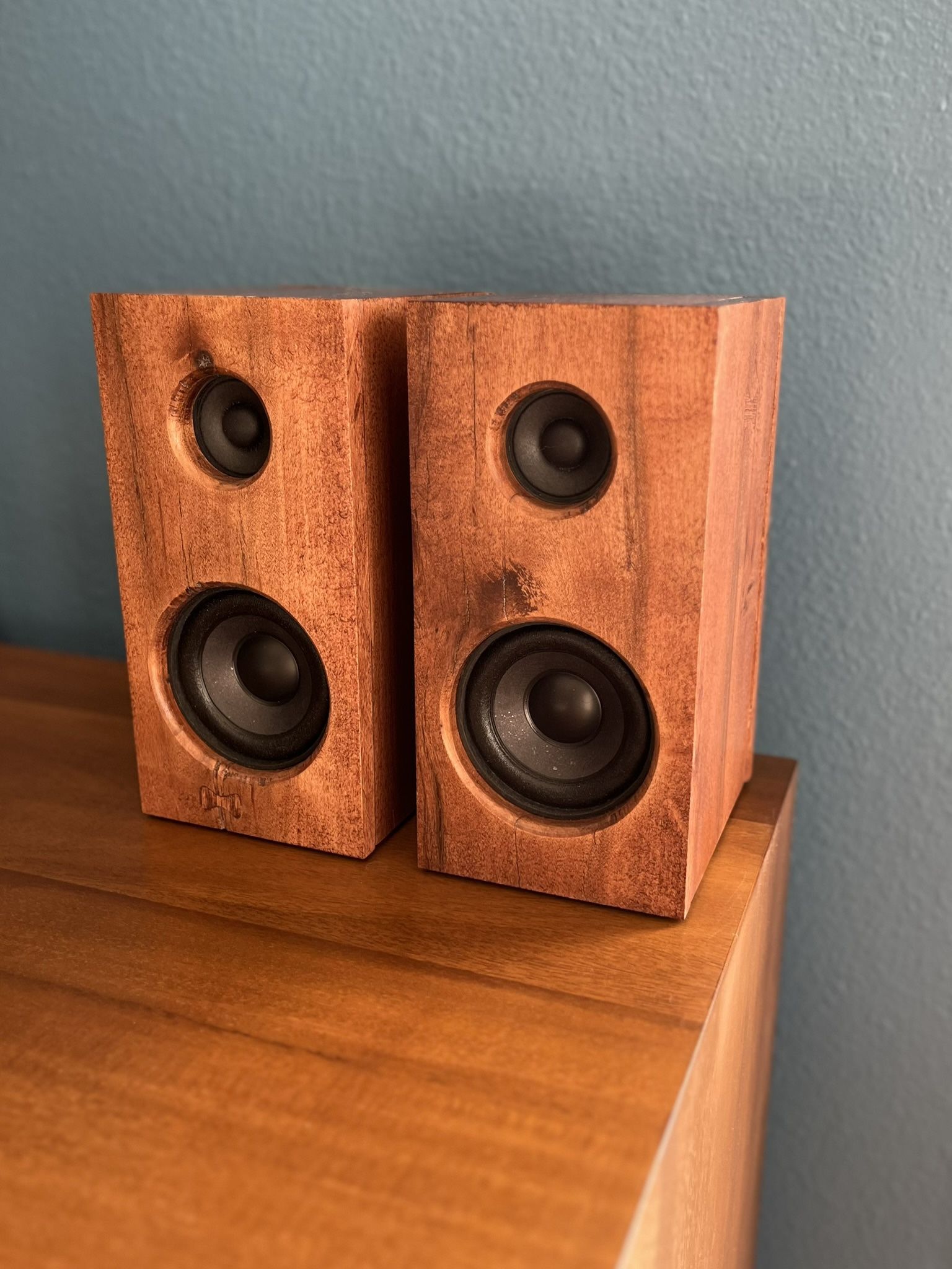 Handmade Wooden Speakers - Recycled Wood