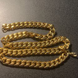 10mm x 24” Or 26” Cuban Link Chains-$18