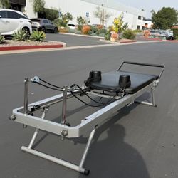 New Foldable Pilates, Reformer Machine For Home And Gym 300Lbs Cap.