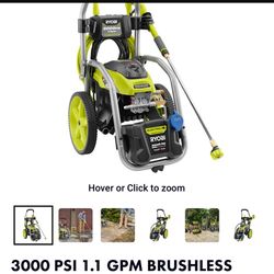RYOBI PRESSURE WASHER, NEW, From Home Depot