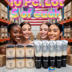 10 Pc Lot Olay Total Effects 7-in-1 Cleanser & Cream 5 Each NEW SEALED Exp 2027