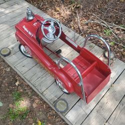 instep by pacific cycle fire truck pedal car