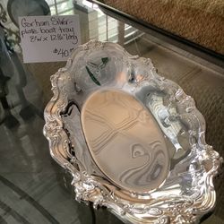 Gorham Silverplate Boat Style Serving Dish