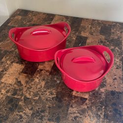 RachaelRay Red Food Containers 
