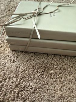 Beautiful unused leather wedding albums