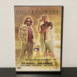 The Big Lebowski DVD Movie John Goodman Jeff Bridges Coen Brothers 1998