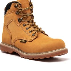 Work Boots for Men Waterproof Comfortable Anti-Fatigue Soft Toe Working Shoes Slip Resistant Construction Safety Work Boots