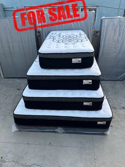 Full Size Mattress Pillow Top 12"    new Mattress in a plastic sealed We offer same day delivery