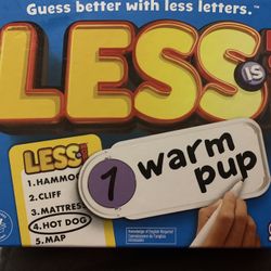 Less Is More Party Board Game