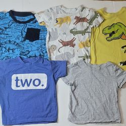 Boys 2T Tops Set Of 5