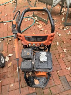Generac SpeedWash 2900 PSI Gas Pressure Washer, Untested, Gun Wand Hose Nozzles