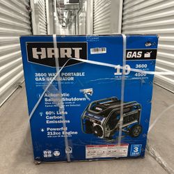HART 3600W Gas Generator – Brand New in Box 