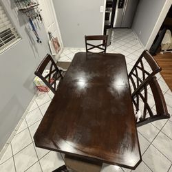 Dining Table With 6 Chairs 