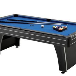 Blue 7’ Pool Table 